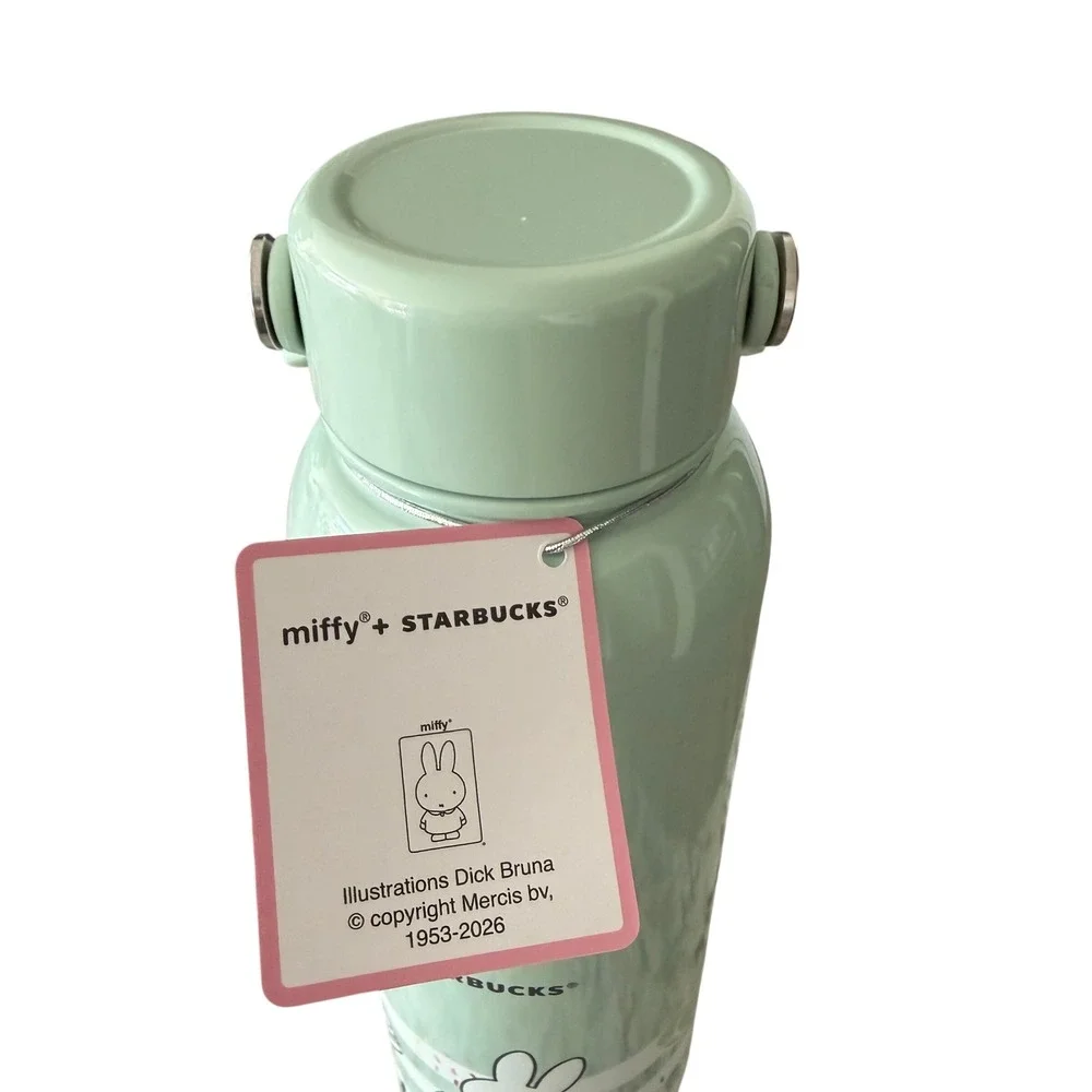 STARBUCKS x MIFFY Stainless Water hot cold Bottle 27oz Summer 2026 with handle